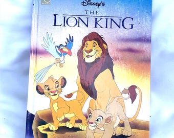 Disney's the Lion King Hardcover Book Vintage Disney Classic
