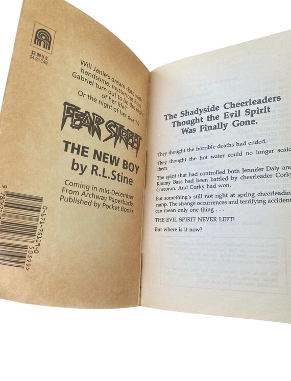 Fear Street Cheerleaders the Third Evil ~ by R.L. Stine Vintage
