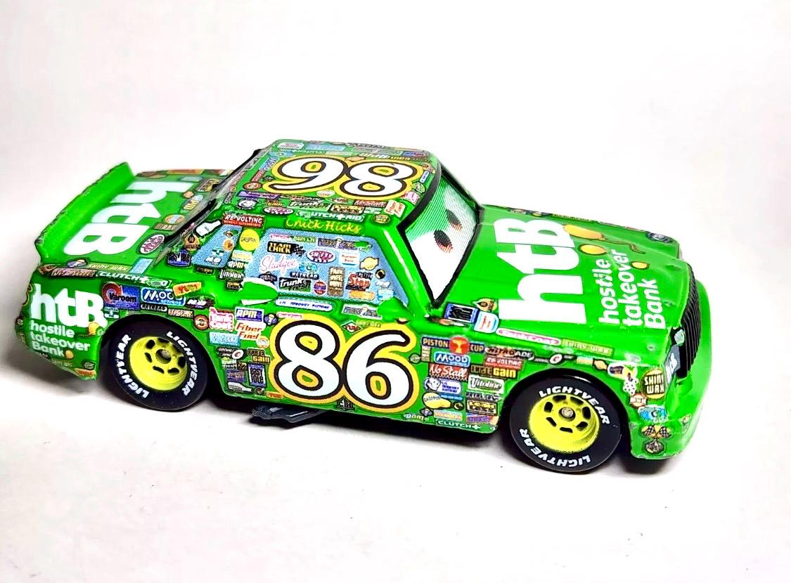 Disney Pixar Cars Chick Hicks Number 86 Diecast Car Vintage