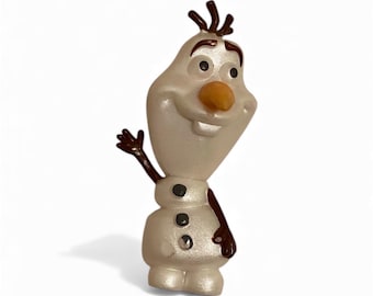 Brinquedo em miniatura vintage do boneco de neve Olaf de Frozen da Disney