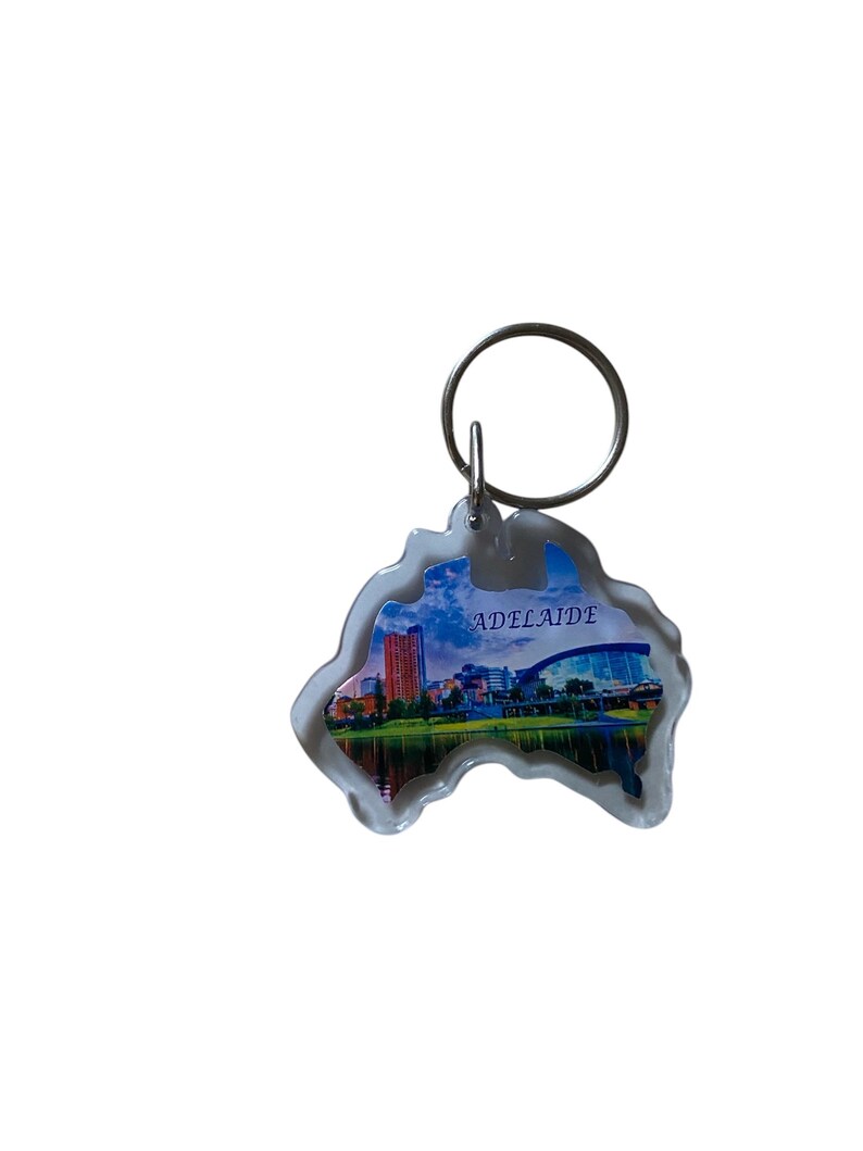 Adelaide Australia Vintage Keychain /key Ring , Australia Country City ...