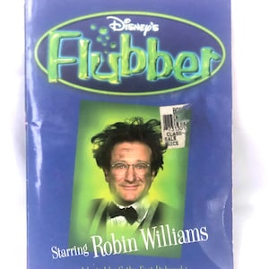 Disney Flubber - Robin Williams Movie Novelization Cathy East Dubowski 1997 Vintage Book