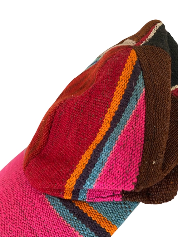 Bohemian Boho Colourful Patchwork Baseball Cap / … - image 7