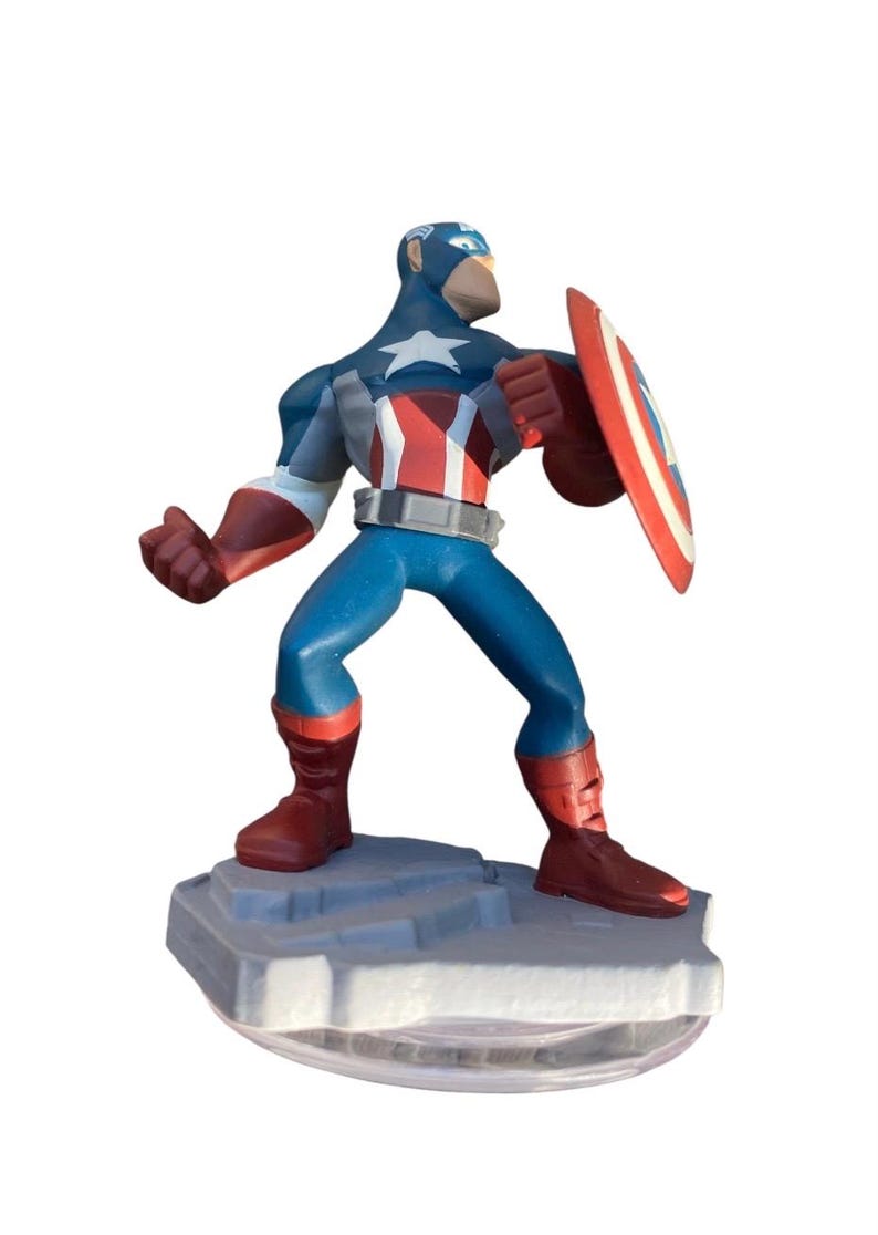 Disney Infinity 2.0 Captain America Marvel Avengers Figure INF-1000100 image 1