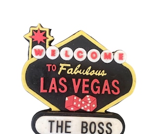 Las Vegas Nevada Travel Fridge Magnet , Las Vegas Souvenir, Vintage Refrigerator Magnet, Country City Magnet
