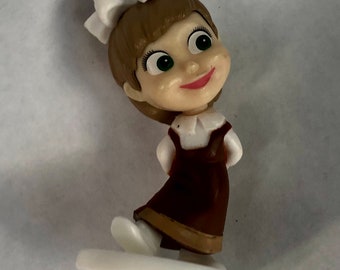 Vintage Masha and The Bear Action Figure 2” Cake Topper, Masha Toy