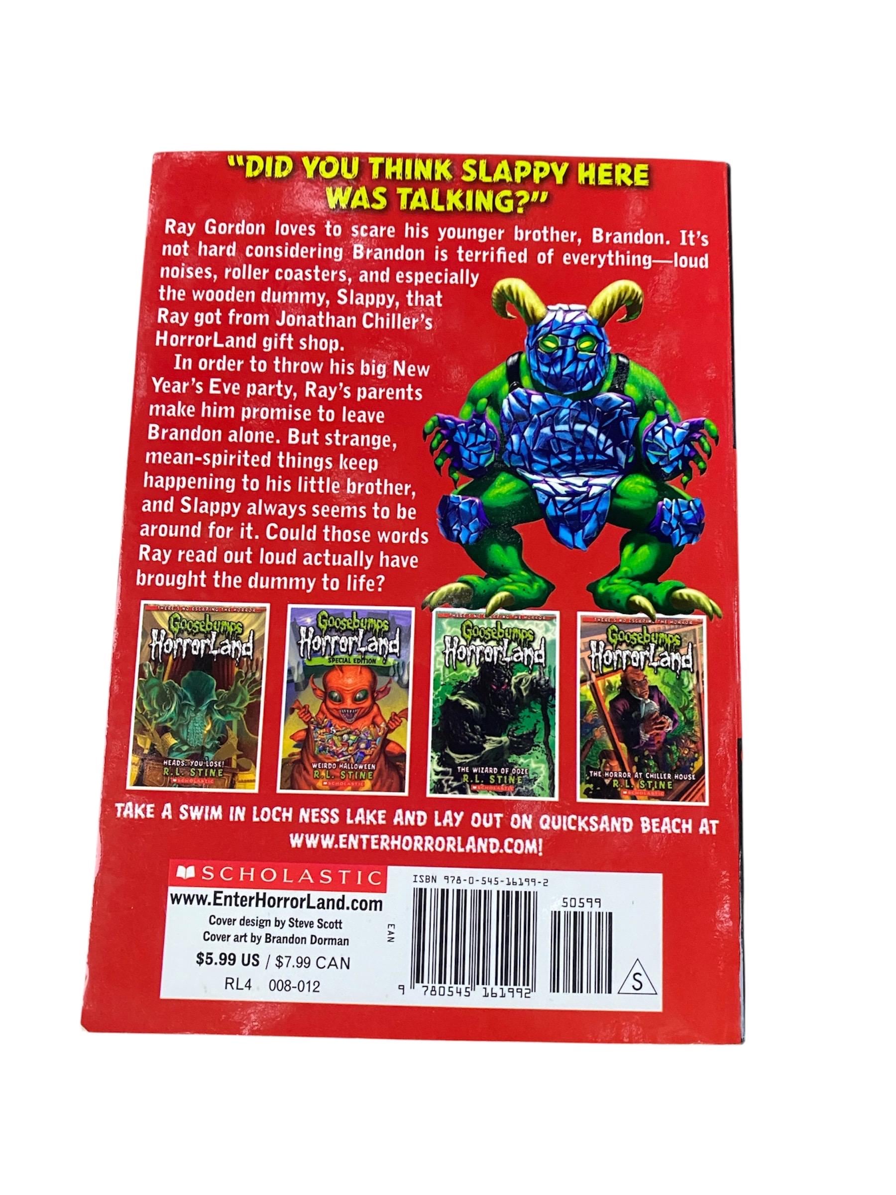 Goosebumps Horrorland #18 ~slappy New Year~ Book by R. L. Stine - Etsy