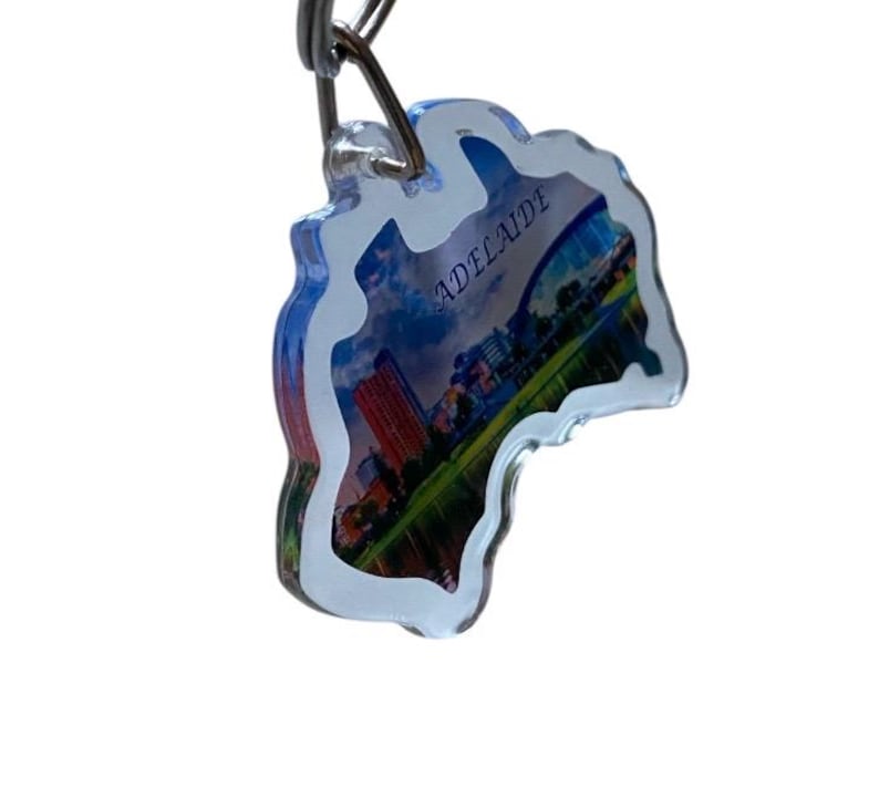 Adelaide Australia Vintage Keychain /key Ring , Australia Country City ...