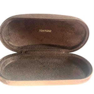 Tom Ford Brown Velvet Eyewear Case s-l400.jpg main image 3