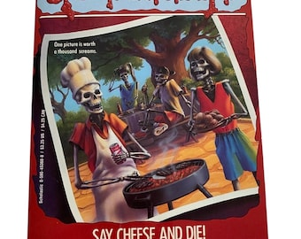 Goosebumps #4 ~  Say Cheese and Die ~ By R.L. Stine ~ Vintage Paperback Book 1992