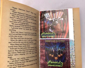 Goosebumps #48 ~ L'attacco delle zucche di Halloween ~ Di R.L. Stine Prima edizione cartacea ~ CON ADESIVI ATTACCATI