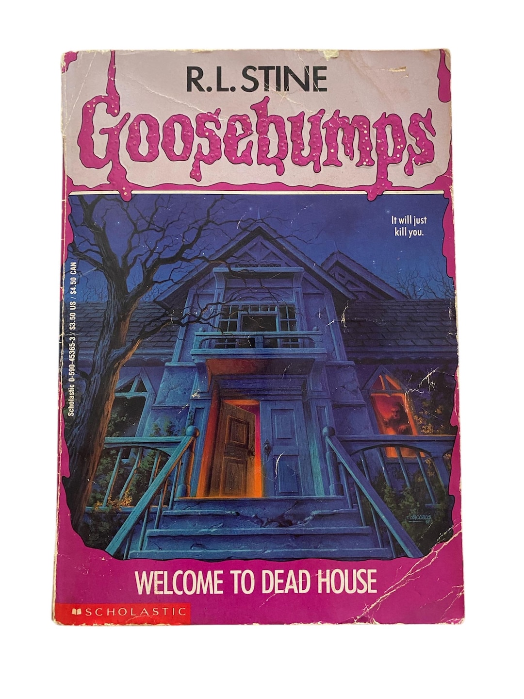 Goosebumps #1 ~welcome to Dead House ~ by R.L. Stine Vintage Book 1992 - Etsy