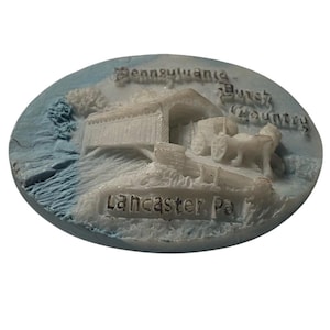 Lancaster County Pennsylvania Kühlschrankmagnet, Lancaster County PA-Andenken