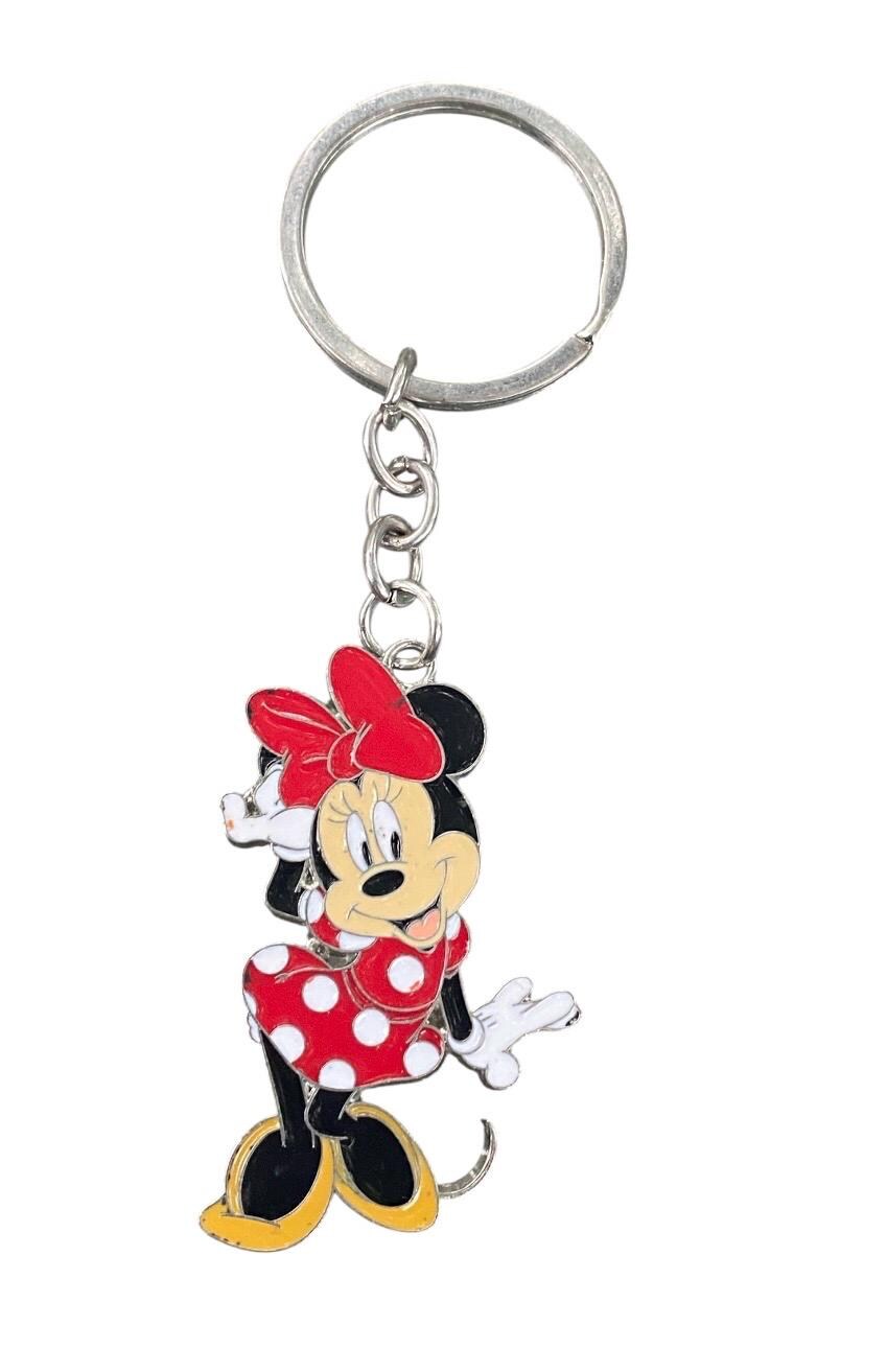 ディズニー　ミニー　キーホルダー ディズニー ミニーマウス メタルキーホルダー ミニーキーリング