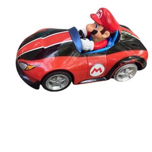 Mario Kart Pull Back Car Vintage Nintendo Toy