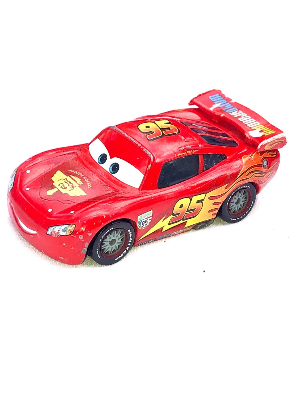 Disney Pixar Cars Lightning Mcqueen Racing Vintage Car Toy