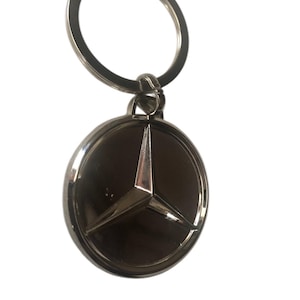 Mercedes Benz Chrome Vintage Keychain
