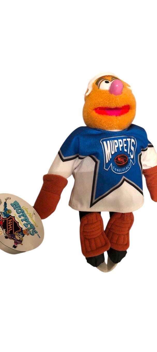 Vintage Fozzie Bear the Muppets Jim Henson NHL Hockey Mcdonald's