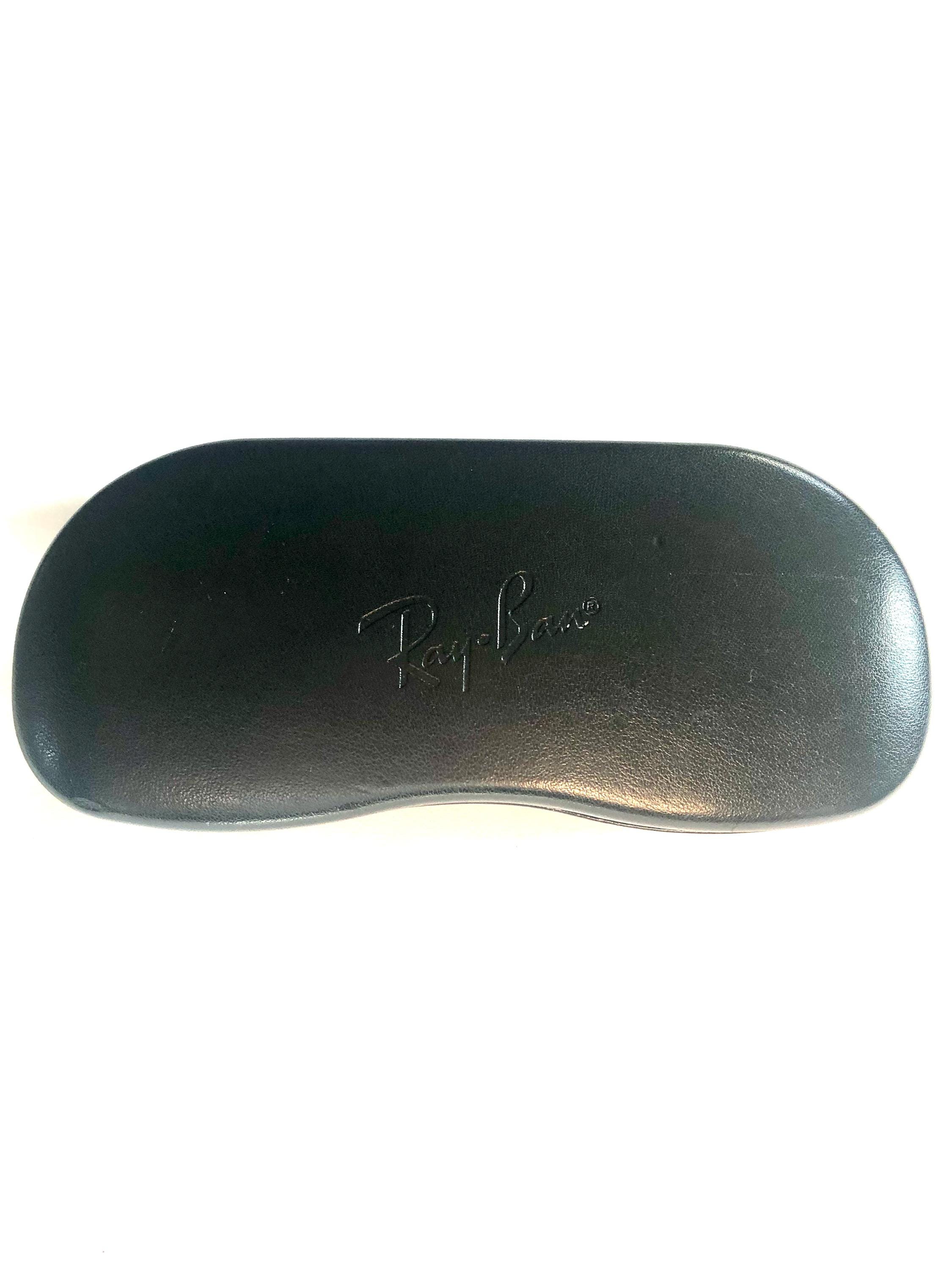 Ray Ban Black Large Authentic Hard Clamshell Eyeglass Sunglass