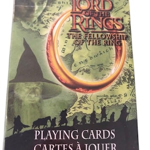Herr der Ringe Gefährten Deck von Spielkarten , versiegelt