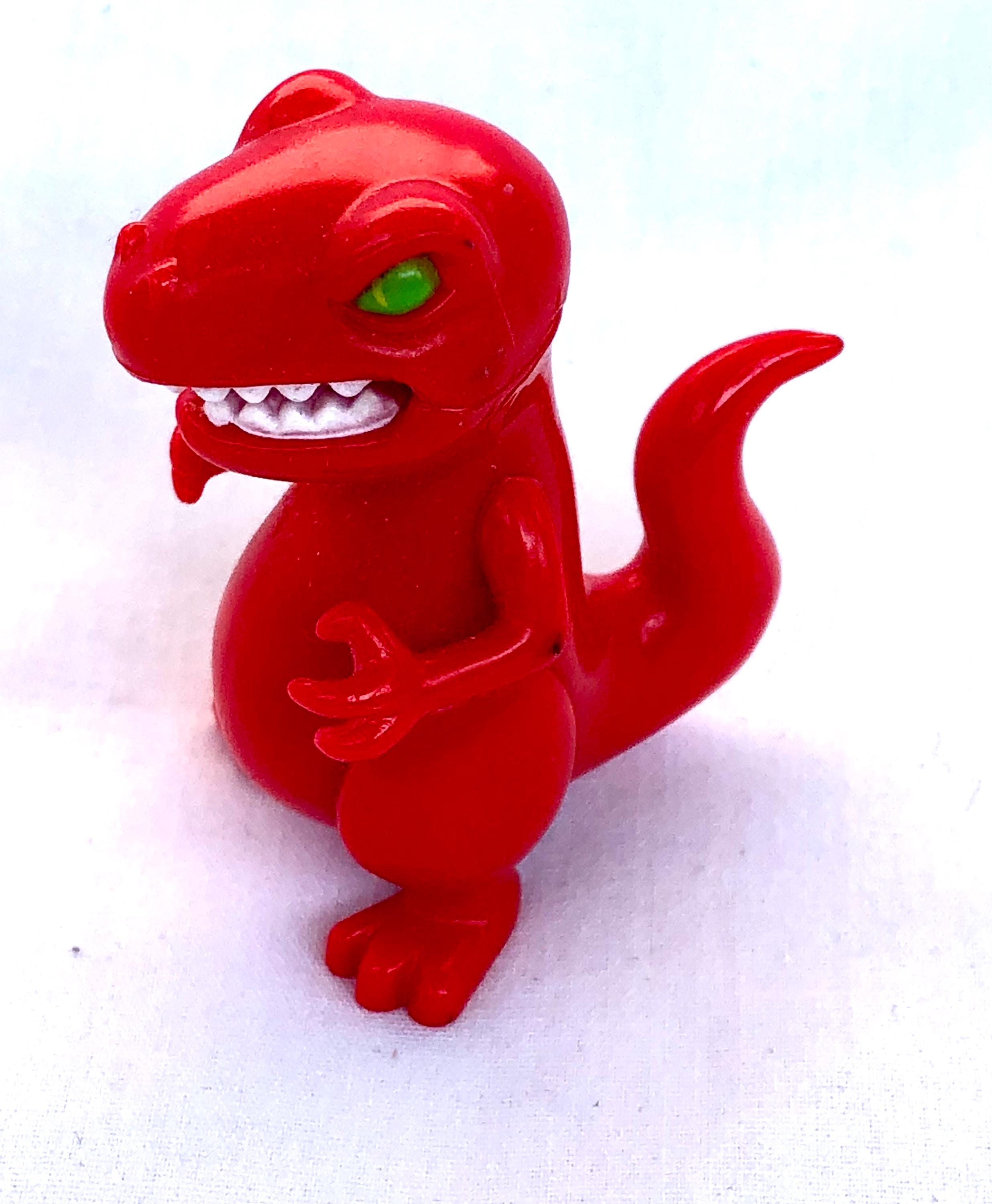 Thinkway Toys Neopets Grarrl 2003 Red Dinosaur T-rex Vintage