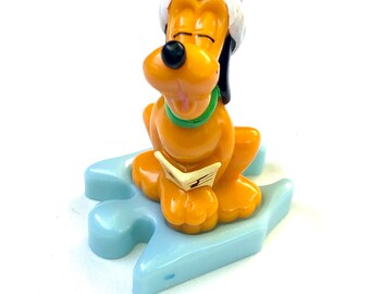 McDonald's Disney Pluto Happy Meal Juguete Villancico Pieza de rompecabezas Vintage 2000