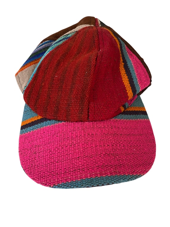 Bohemian Boho Colourful Patchwork Baseball Cap / … - image 6