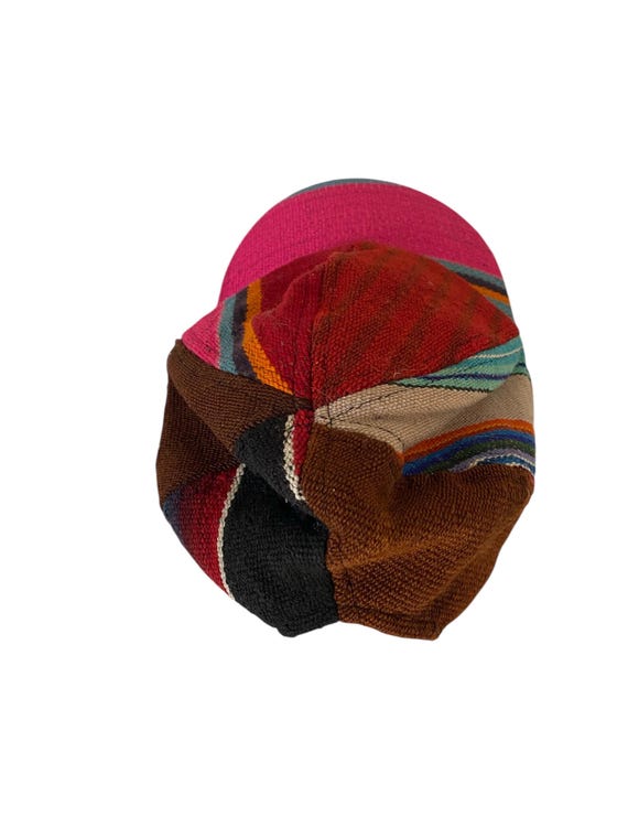 Bohemian Boho Colourful Patchwork Baseball Cap / … - image 8
