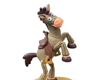 Disney Pixar Toy Story Bullseye Pferd PVC Vintage Spielzeug, Cake Topper Figur 8,25 Zoll