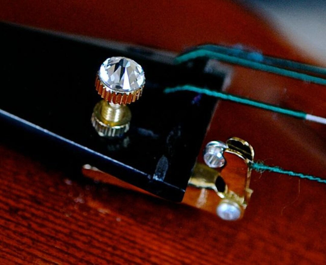 Violin Minor Bling Fine Tuner Swarovski Crystal Etsy