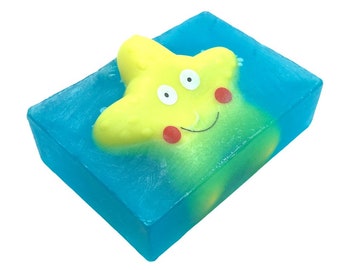 Star Fish Bath Toy Kids Soap | Star Fish Soap | Star Fish Bath Toy | Star Fish  | Kids Bath Soap | Soap with Toy | Rubber Toy Soap | Soap