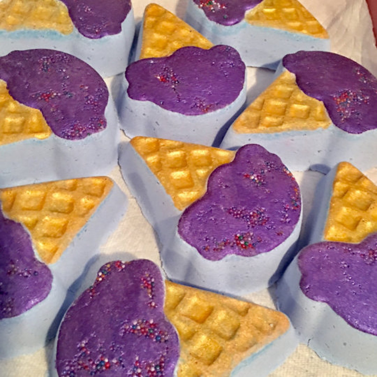 Pink Ice Cream Bath Bomb Pink Pink Bath Bomb Bath Bomb Etsy