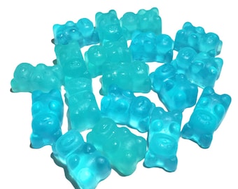 Blue Mini Gummy Bear Soap | Gummy Bear Soap | Gummy Bear | Party Favor Soap | Kids Soap | Kids Party Soap | Bath Soap | Blue Gummy Bear Soap