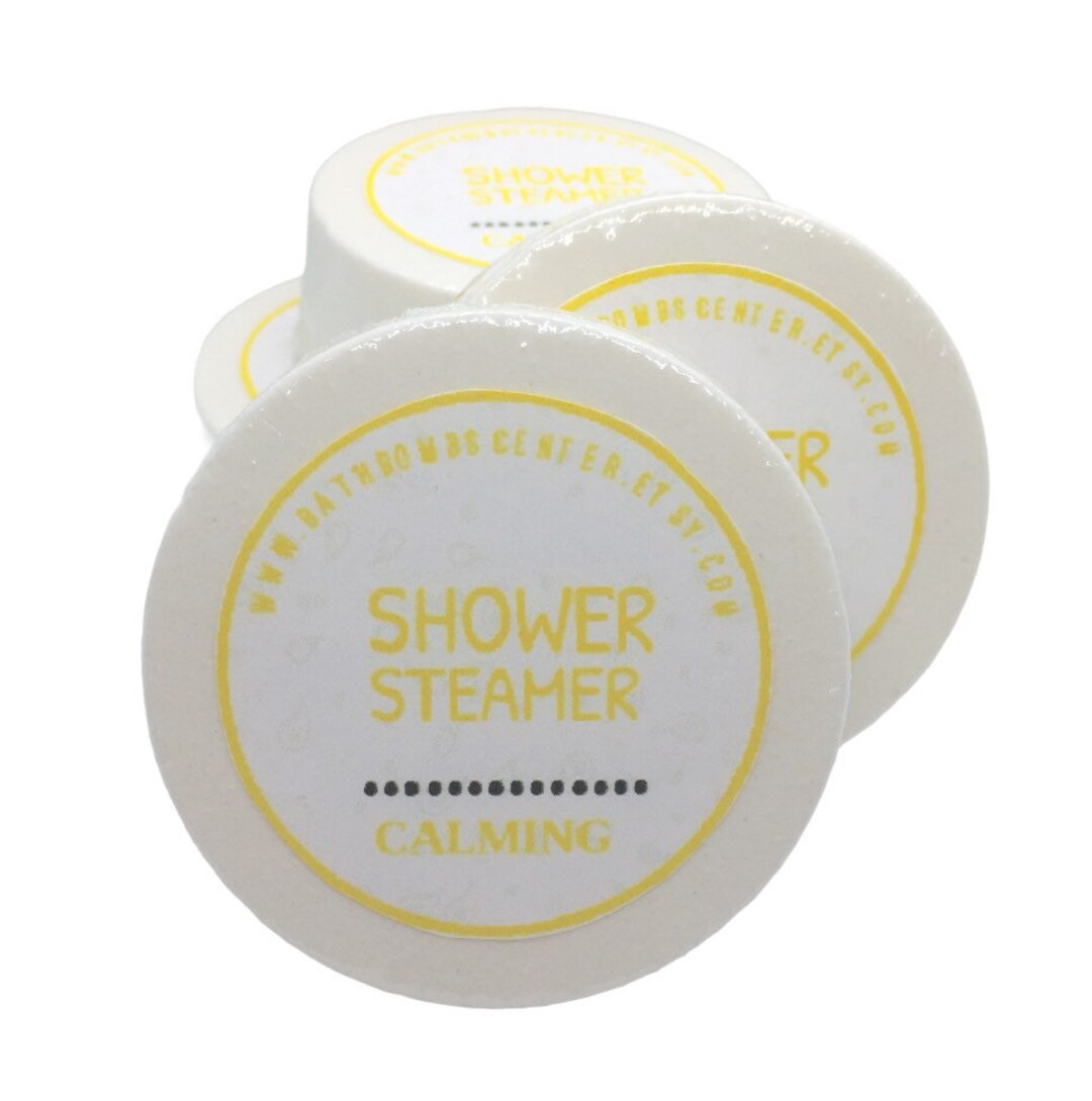 Calming Shower Steamer Shower Melt Shower Disc Shower Steam Etsy UK