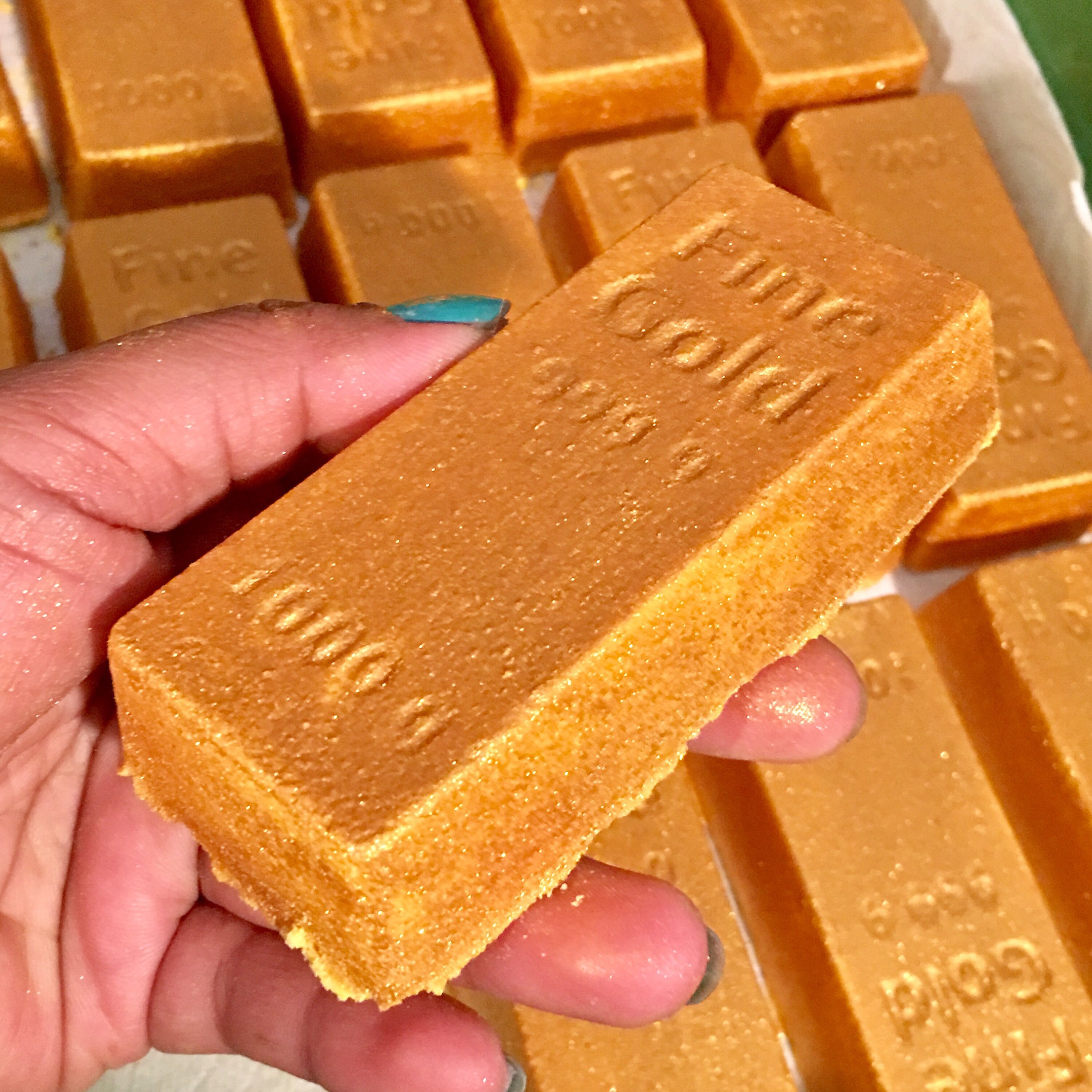 Fine Gold Bar Bath Bomb Fine Gold Bar Gold Bar Gold Bar Etsy