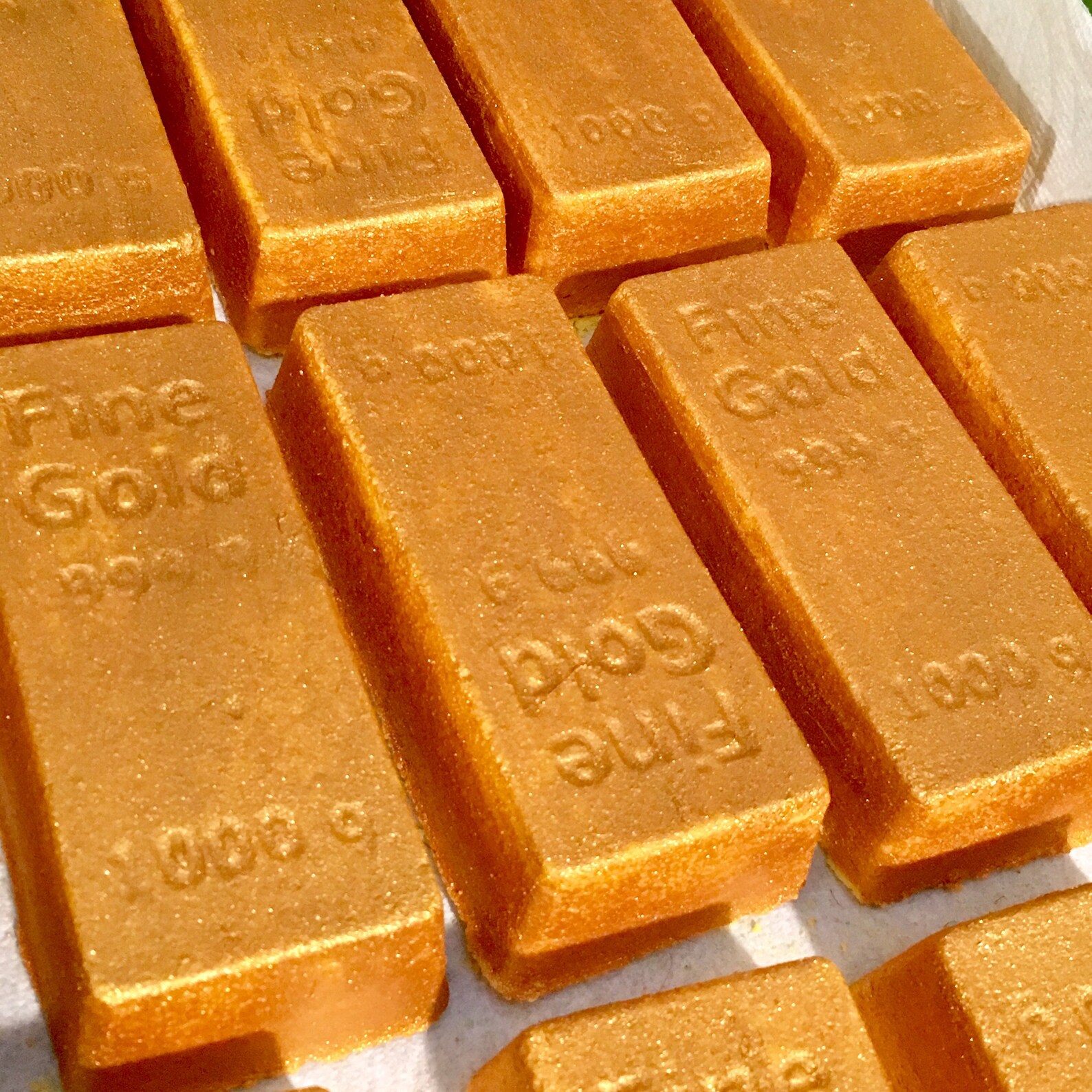 Fine Gold Bar Bath Bomb Fine Gold Bar Gold Bar Gold Bar Etsy