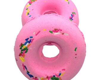 Pink Donut Bath Bombs | Donut Bath Bomb | Donut | Pink Bath Bomb | Bath Bomb | Pink | Donut Party Favor | Donuts | Donut Novelty Bath Bomb