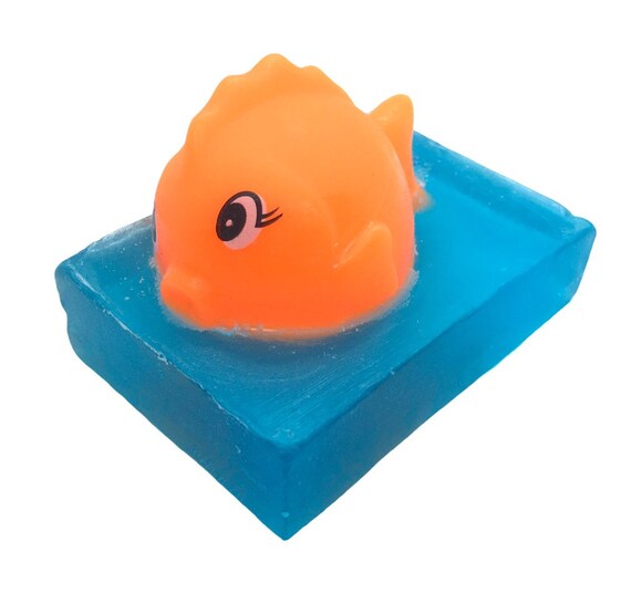 Fish Bath Toy Kids Soap Fish Soap Fish Bath Toy Fish Fish Toy Kids Bath  Soap Soap With Toy Rubber Toy Soap Soap 