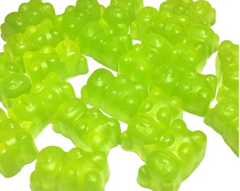 GreenMini Gummy Bear Soap | Gummy Bear Soap | Gummy Bear | Party Favor Soap | Kids Soap | Kids Party Soap | Bath Soap | GreenGummy Bear Soap