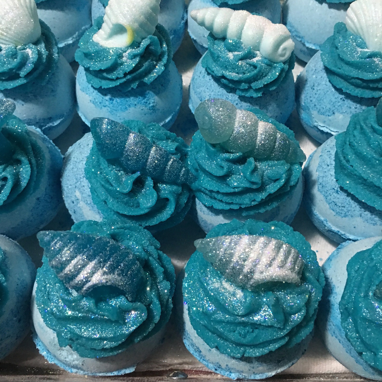 Blue Bubble Bath Bomb Blue Sea Creatures Blue Bubble Bath Etsy
