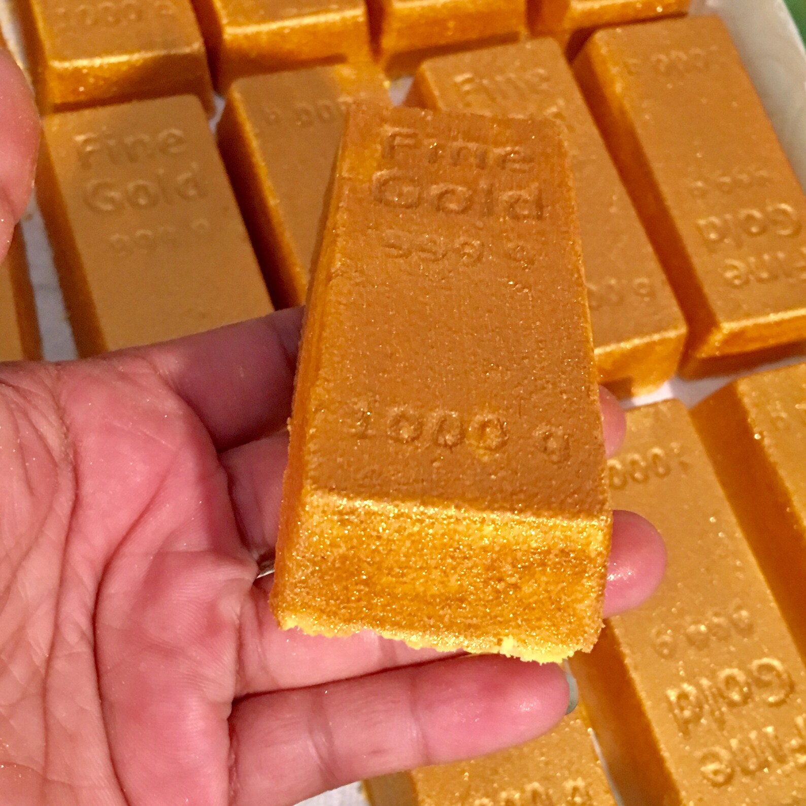 Fine Gold Bar Bath Bomb Fine Gold Bar Gold Bar Gold Bar Etsy