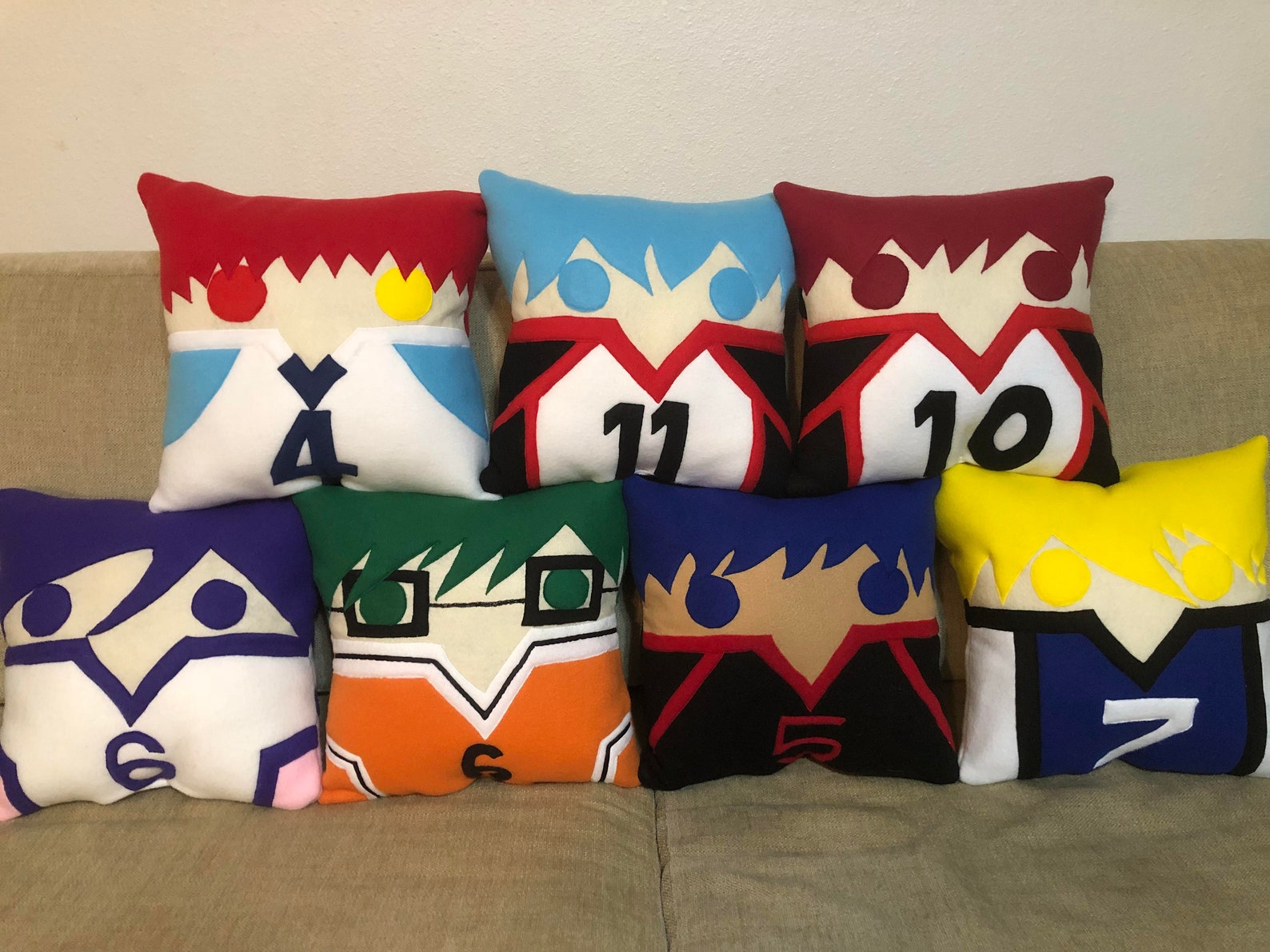 Anime Pillows Series AM Etsy