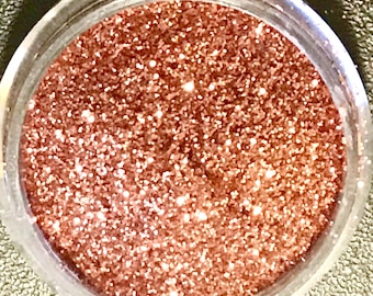 Rose Gold Edible Glitter, 6 Grams, Copper