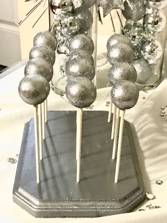Designer Cake Pops Glitter Disco Ball 70's Etsy