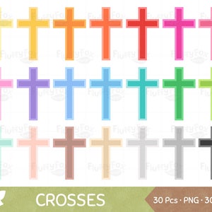 Cross Clipart, Religious Religion Christian Catholic Church Clip Art Symbol Icon Crosses Cute Holy Graphic Images, Commercial Use