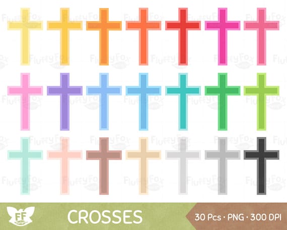 Cross Clipart Religious Religion Christian Catholic Church Etsy