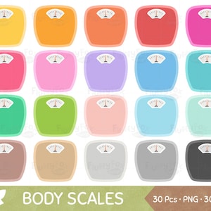 Body Scale Clipart, Bathroom Scales Clip Art, Fitness Weighting Health Weight Workout Rainbow PNG Graphic Download, Commercial Use