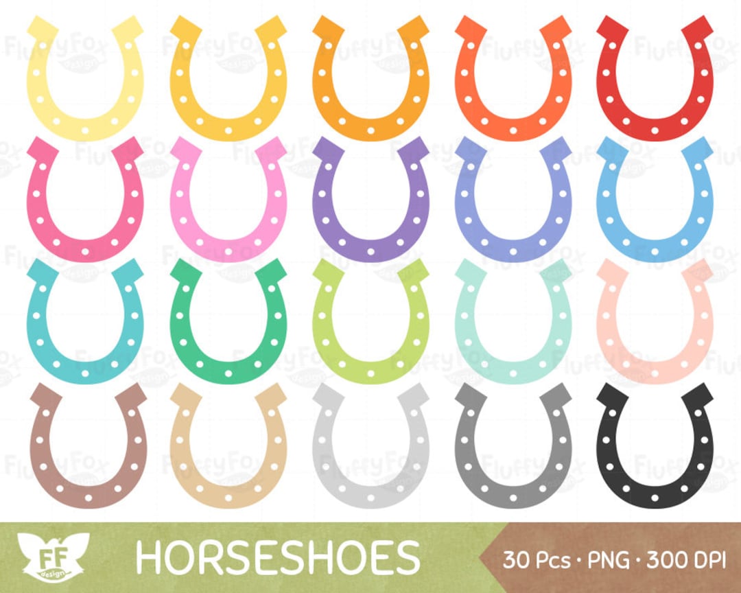 Horseshoe Clipart, Horse Shoe Clip Art, Lucky St Patricks Western