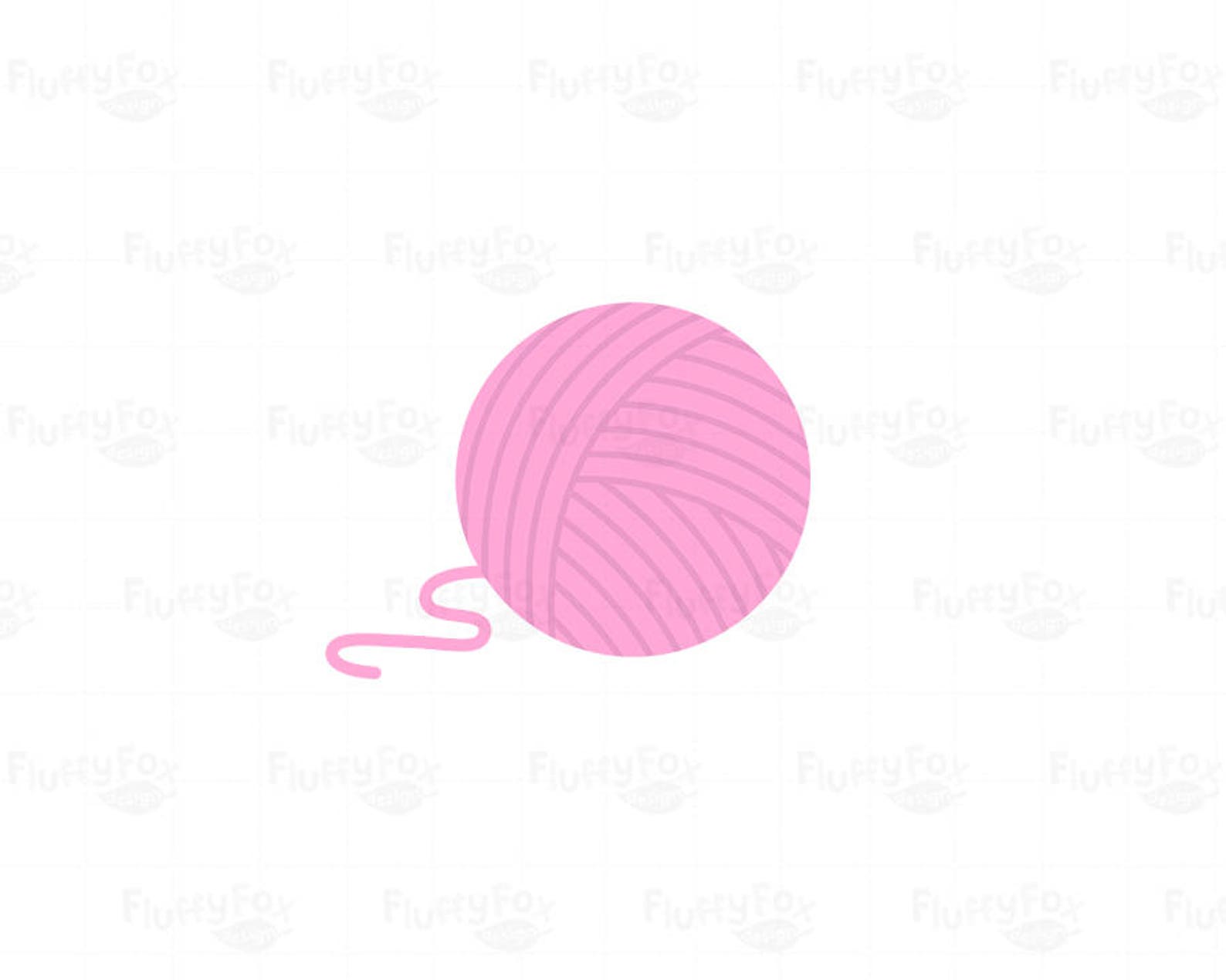 Yarn Ball Clipart Crochet Clip Art Knitting Sewing String | Etsy