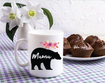 Set of 2 | Buying option as Single or Set | Mama or Papa Bear Mug | With Shipping Upgrades